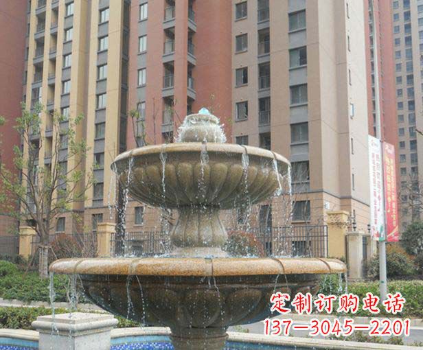 威海小区景观大理石喷泉石雕