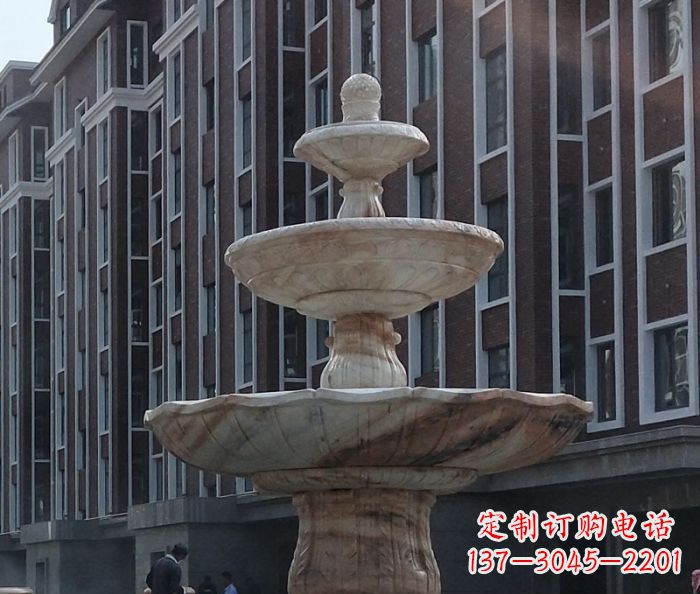 威海小区景观大型喷泉石雕 (6)