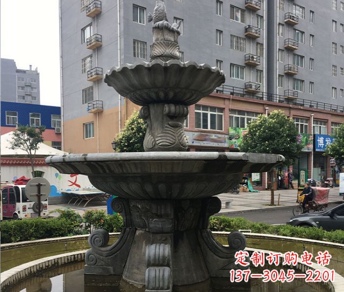 威海小区景观仿古喷泉石雕