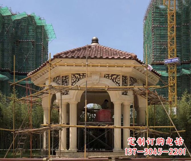 威海小区景观欧式凉亭石雕