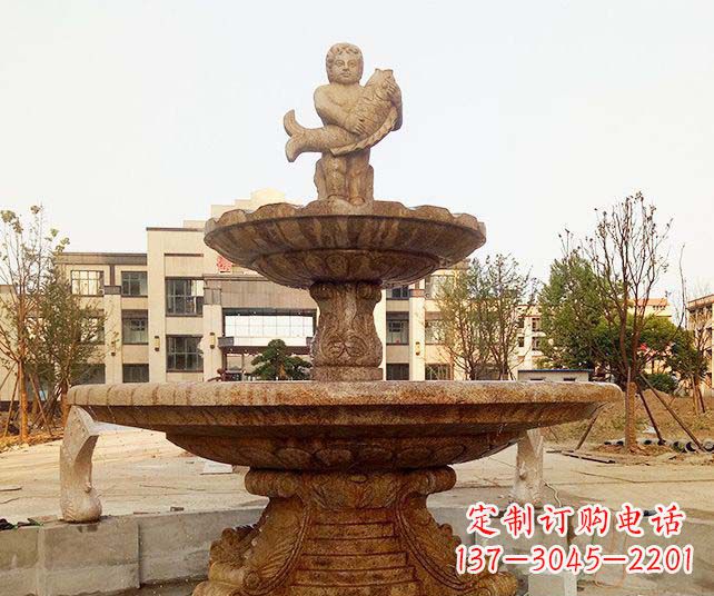 威海小区景观欧式喷泉石雕