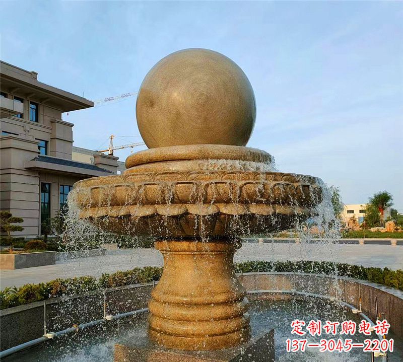 威海小区石喷泉雕塑