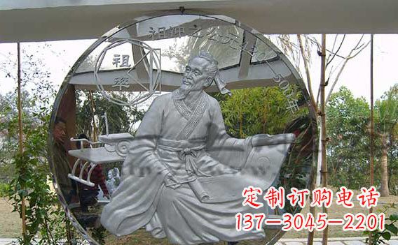 威海校园不锈钢名人浮雕