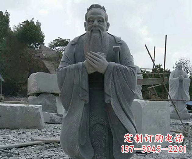 威海校园孔子人物石雕
