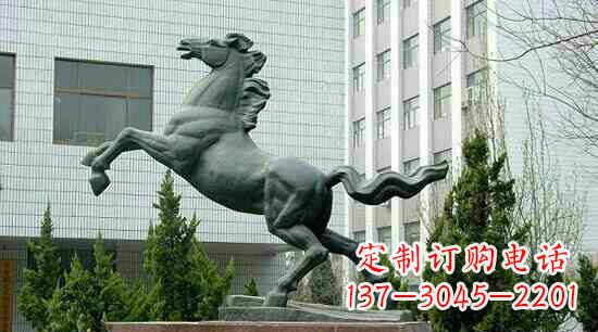 威海校园龙马精神铜雕
