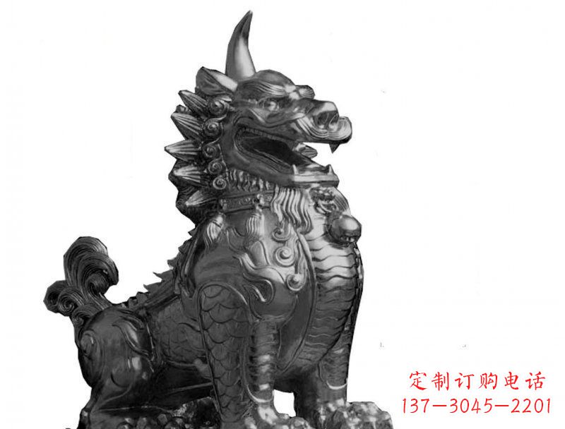 威海獬豸法院景观铜雕