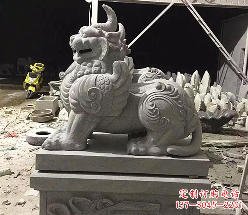 威海獬豸法院门口石雕