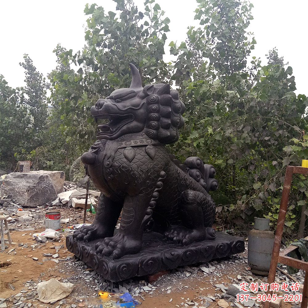 威海獬豸铸铜雕塑