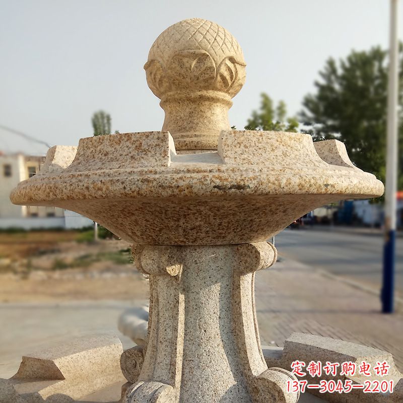 威海新型石雕风水球