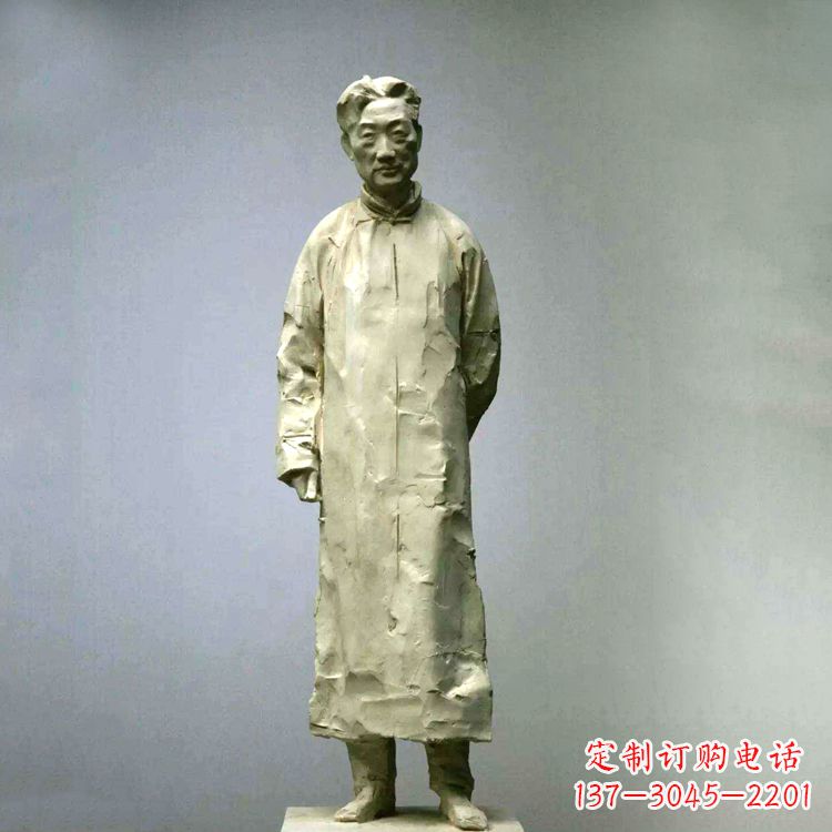 威海徐悲鸿雕塑像石雕历史名人雕像