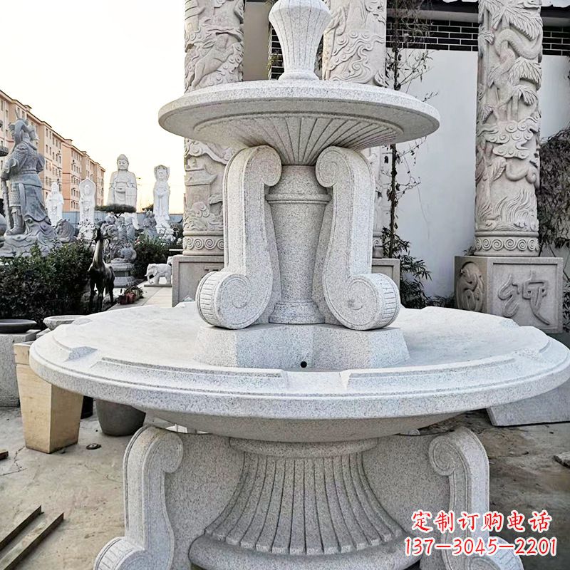 威海许愿池喷泉 石雕