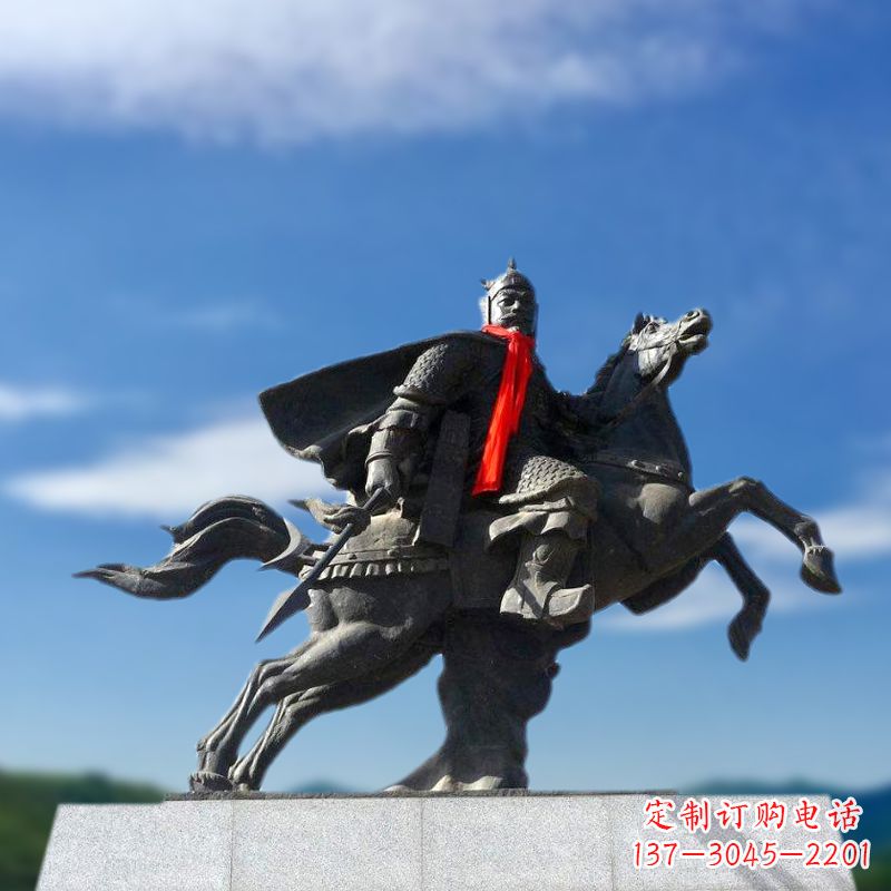 威海薛仁贵西征雕塑-唐初著名将领中国历史名人雕像