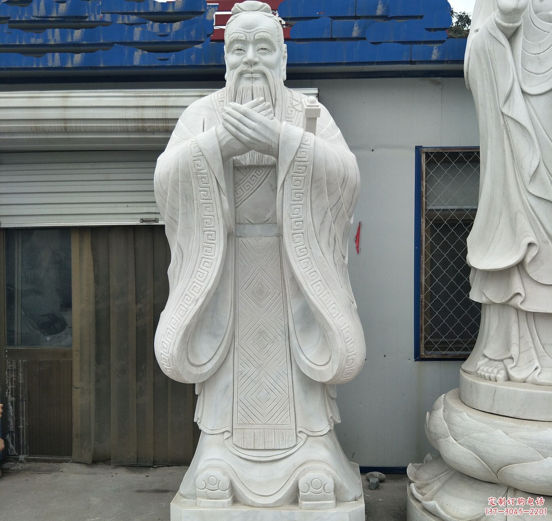 威海学校礼仪孔子石雕