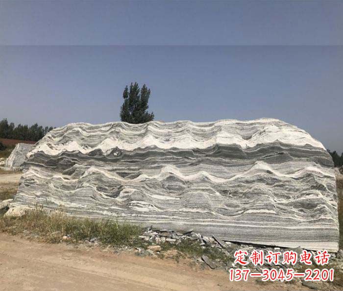威海雪浪石假山公园景观石雕