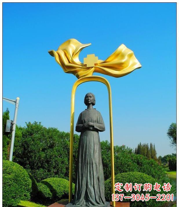 威海医院南丁格尔名人铜雕
