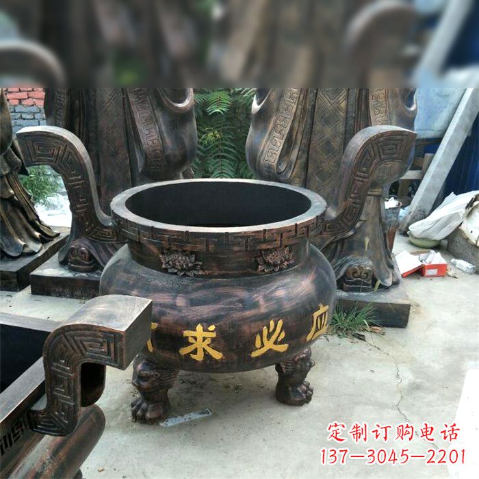 威海有求必应祈福铜雕香炉