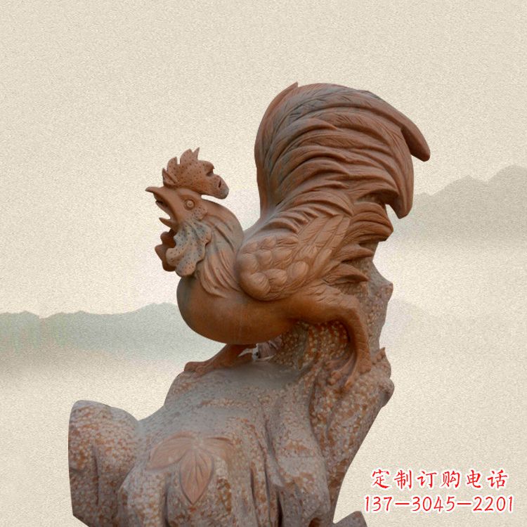 威海酉鸡景观石雕
