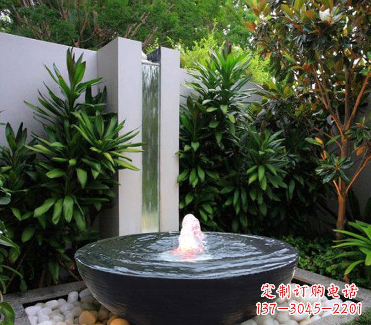 威海鱼缸石雕喷泉