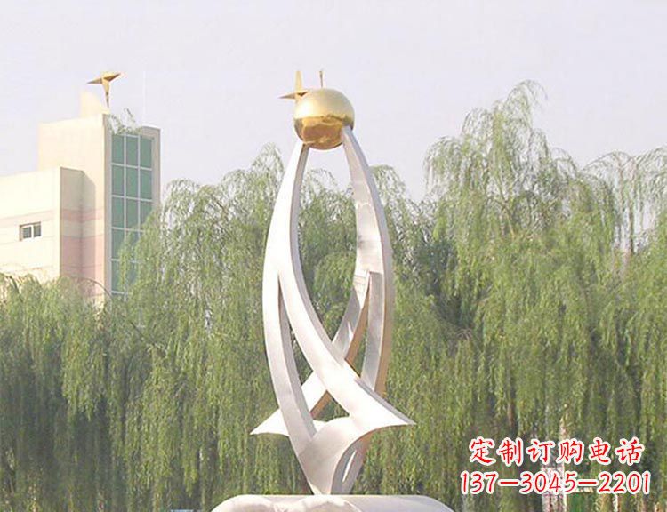 威海园林不锈钢创意书籍雕塑