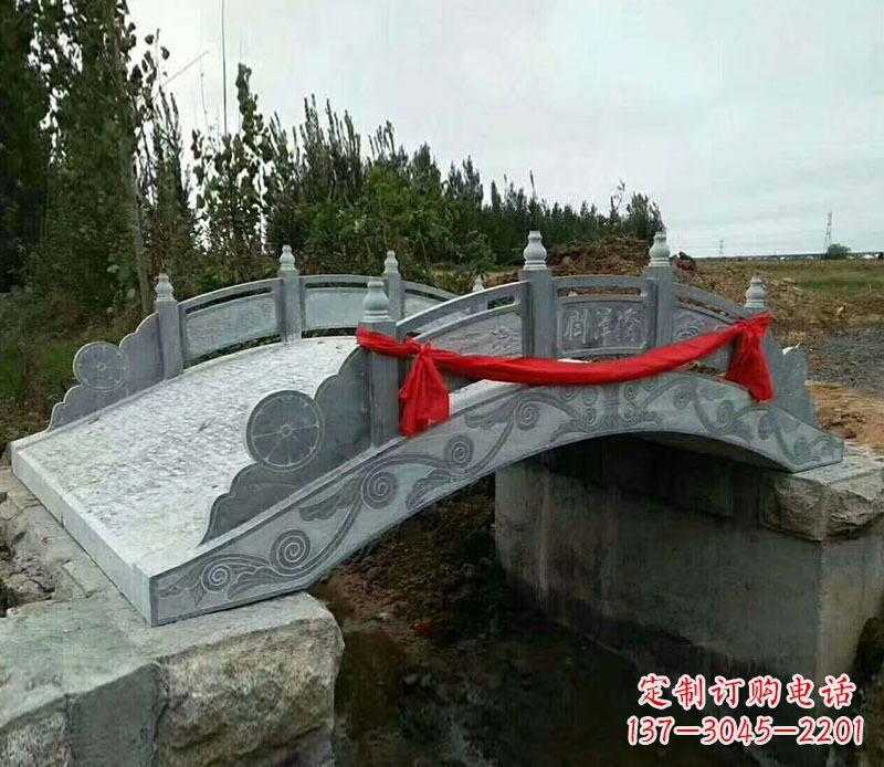 威海园林仿古石拱桥景观雕塑