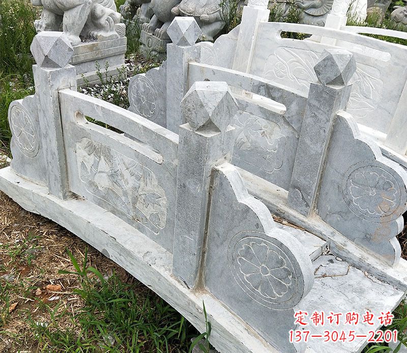 威海园林仿古石拱桥景观石雕 (2)
