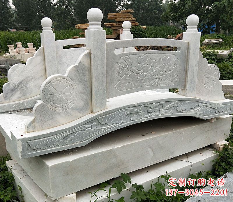 威海园林仿古石拱桥景观石雕
