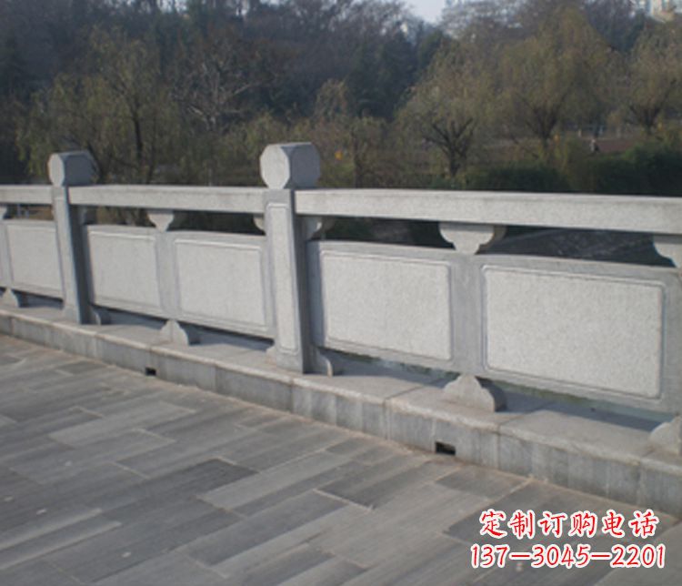 威海园林仿古石栏板景观石雕 (7)