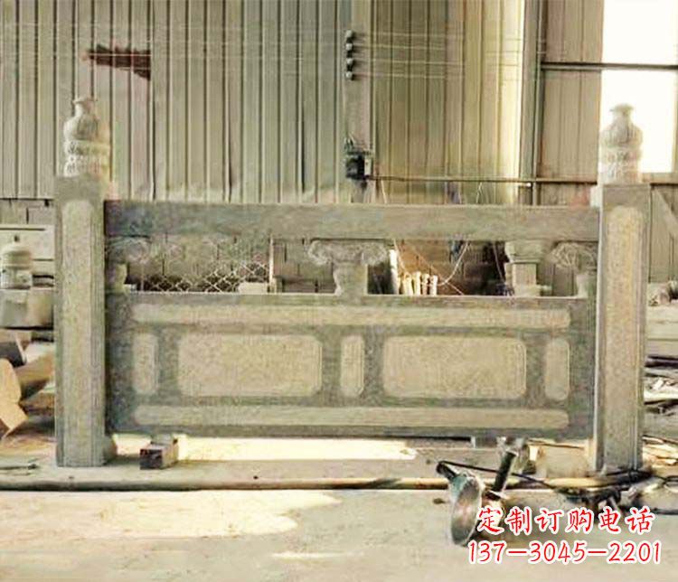 威海园林仿古石栏板景观石雕