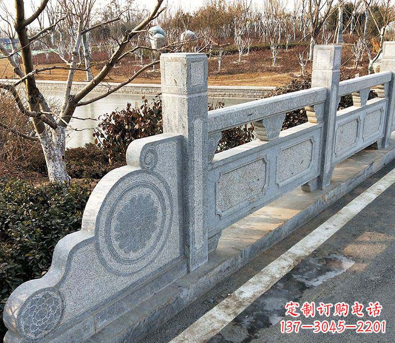 威海园林仿古石栏板景观石雕_1