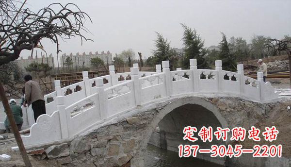 威海园林汉白玉大桥栏板景观石雕
