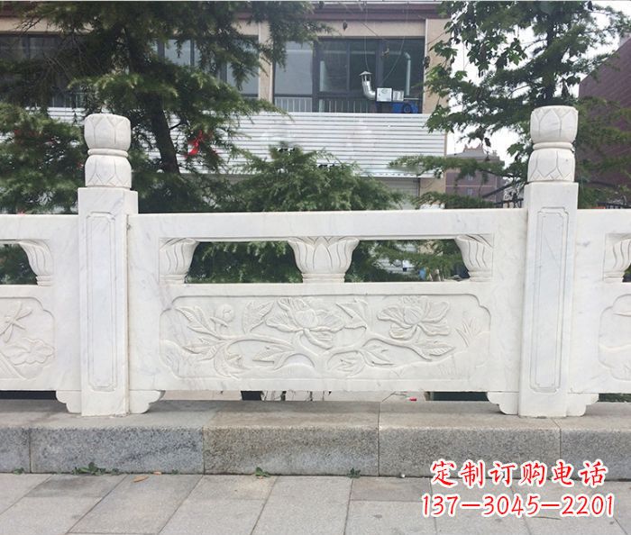 威海园林景观大理石浮雕栏板 (2)