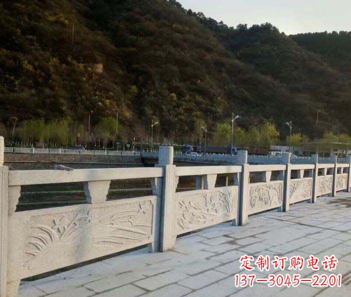 威海园林景观大理石浮雕栏板