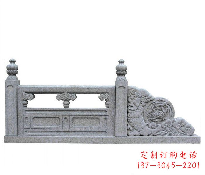 威海园林景观大理石栏板雕塑 (2)