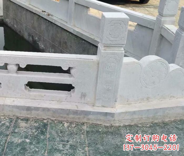 威海园林景观大理石栏板雕塑 (7)