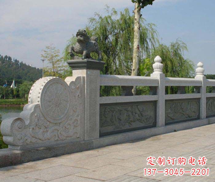 威海园林景观大理石栏板雕塑