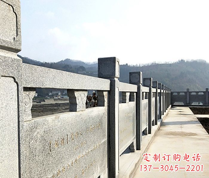 威海园林景观大理石栏板石雕 (14)