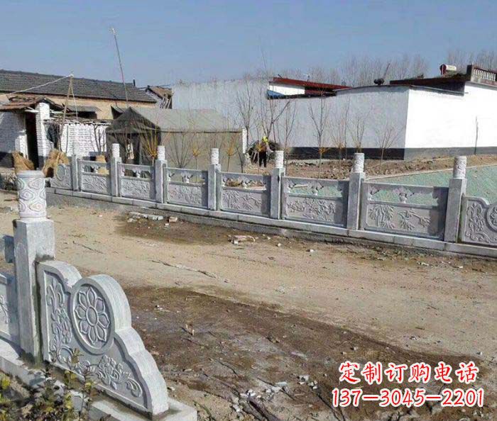 威海园林景观仿古栏板石雕