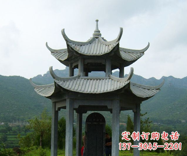 威海园林景观仿古凉亭石雕