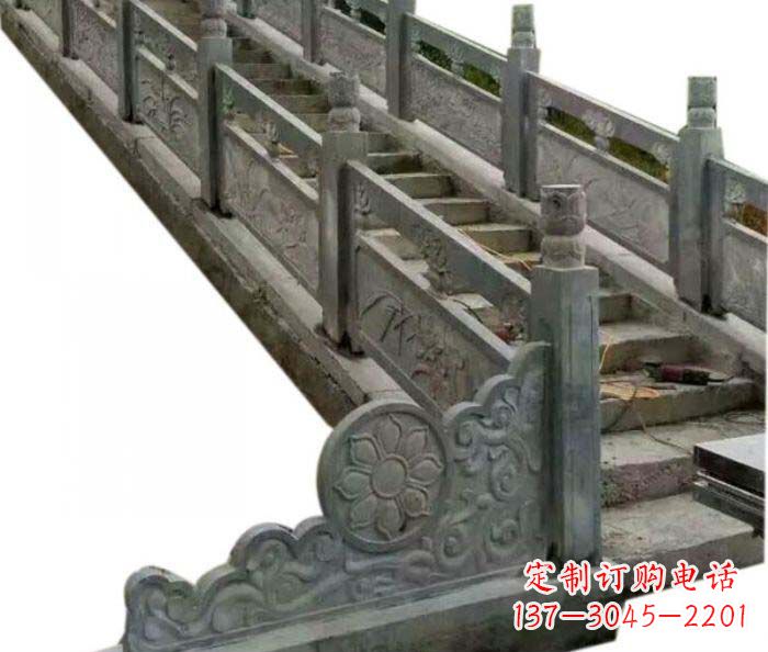威海园林景观仿古石雕栏板 (4)