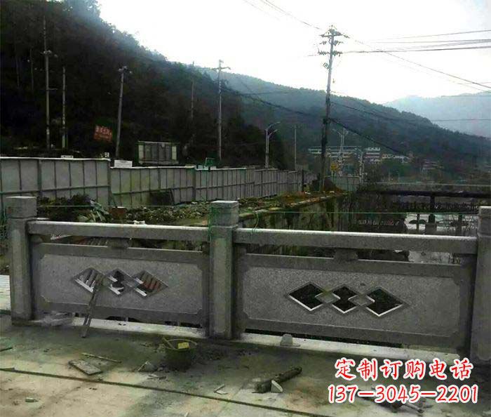 威海园林景观仿古石浮雕栏板 (2)