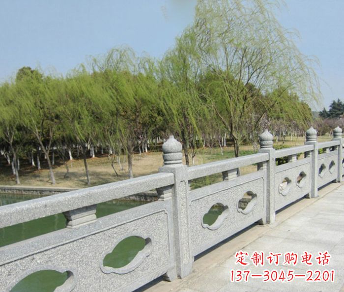 威海园林景观真山桥石雕栏板