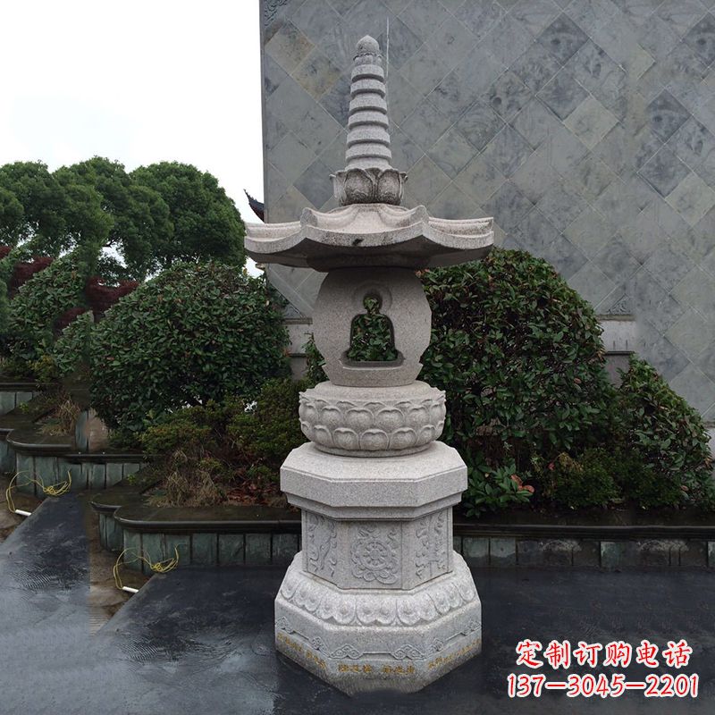 威海园林石雕灯笼