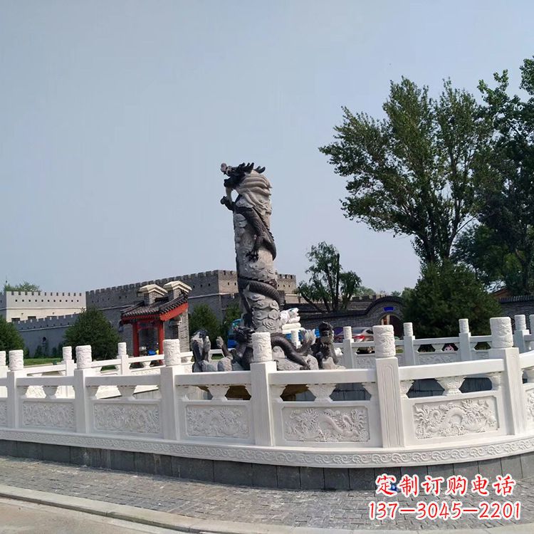 威海园林石雕栏板