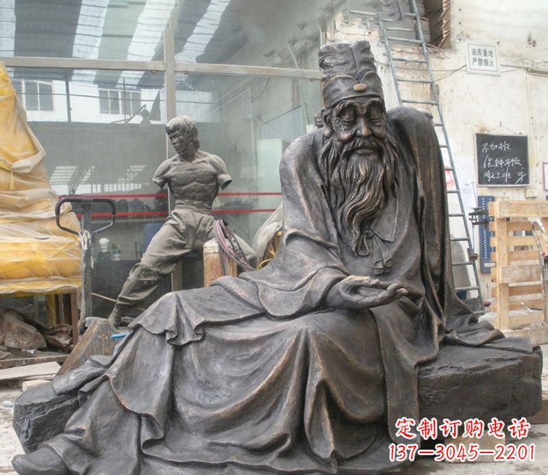 威海张仲景铜雕