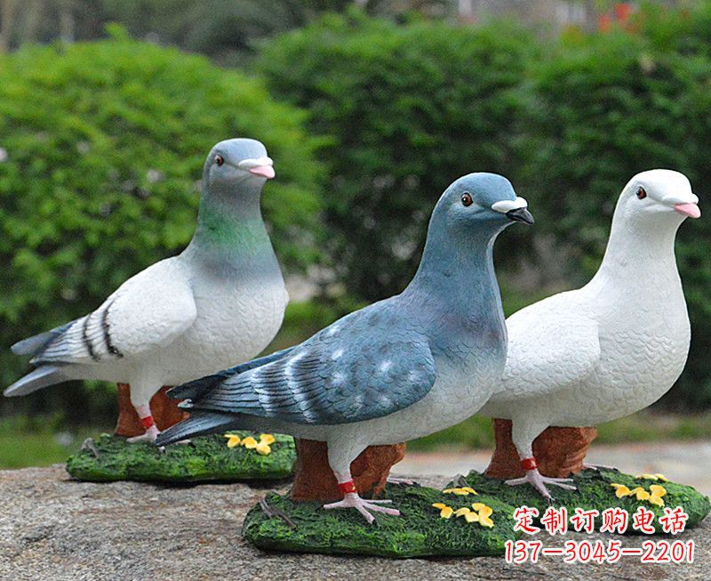 威海长春和平鸽雕塑