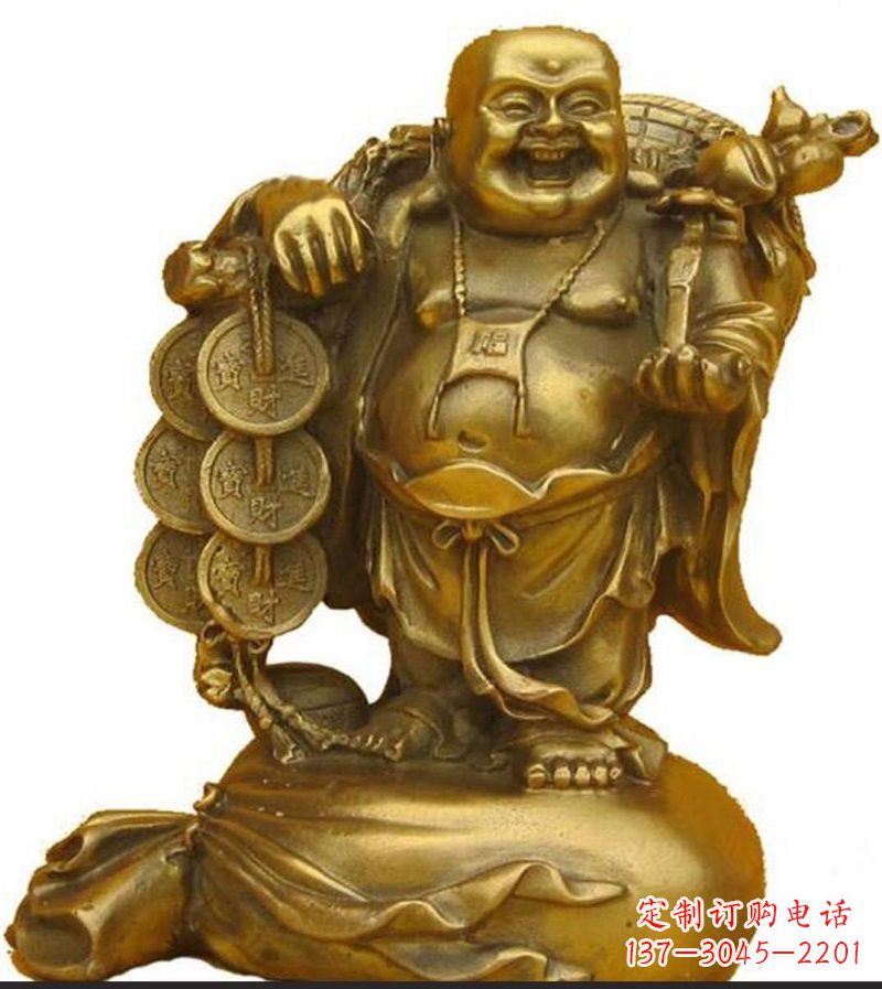 威海招财弥勒佛铜雕