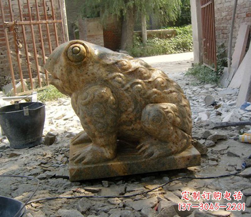 威海招财青蛙石雕