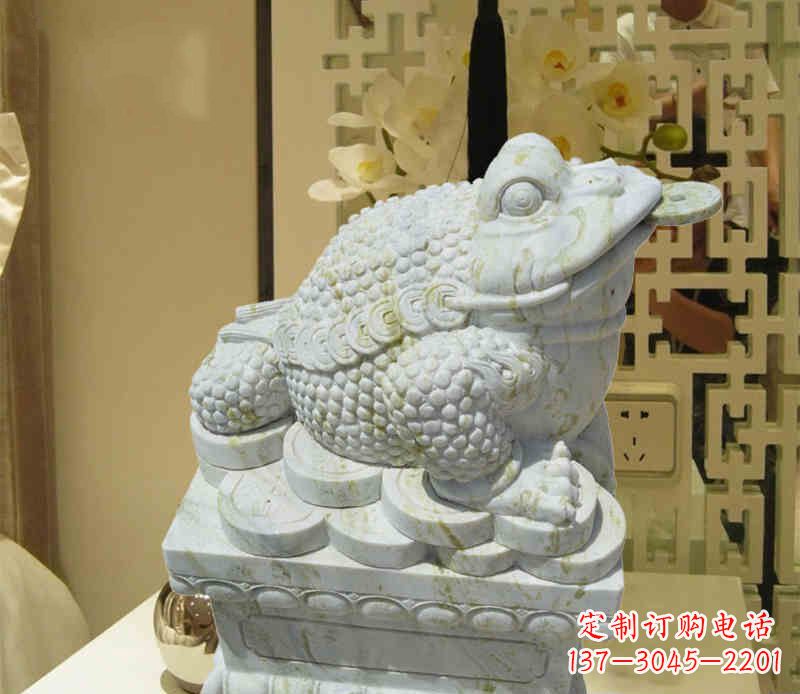 威海招财神兽金蟾石雕