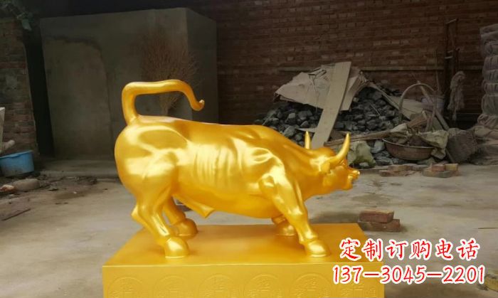 威海招财铜牛雕塑 (2)