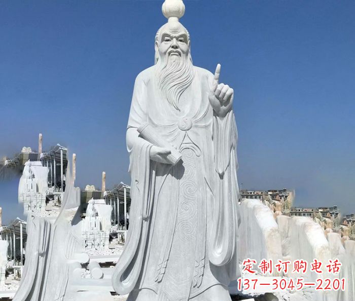 威海中国春秋时代思想家老子石雕